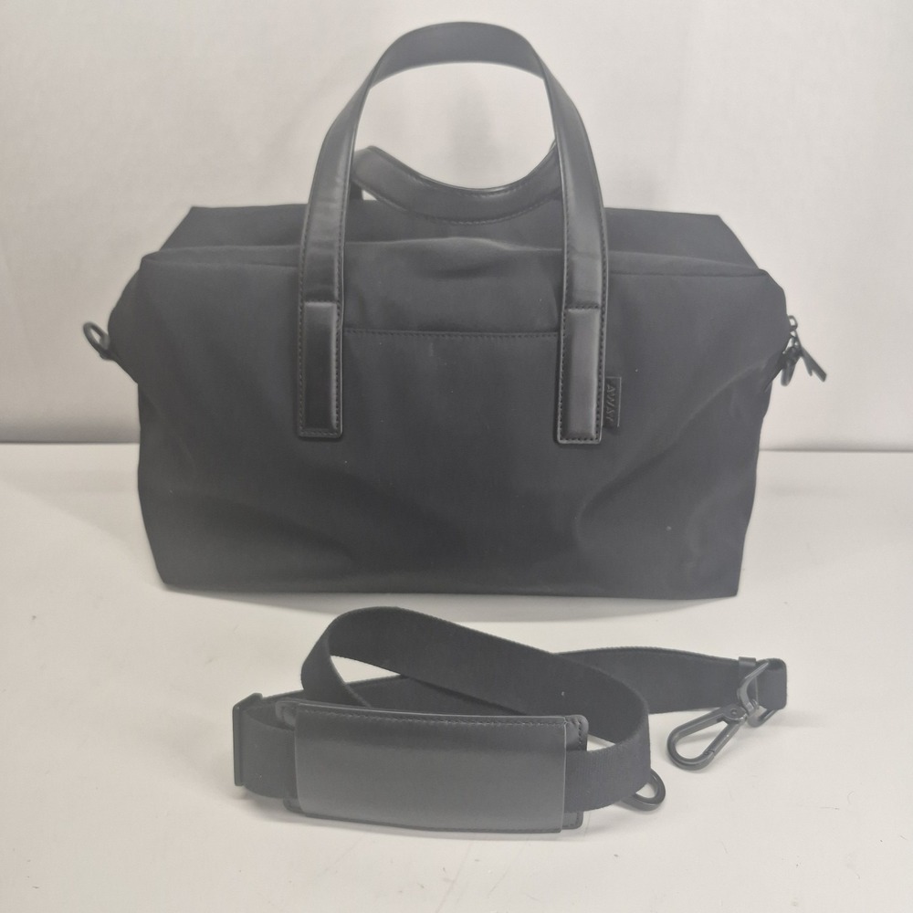 Away The Everywhere Carry On Bag in JET BLACK Travel Overnight Weekender